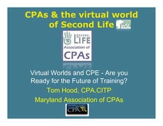 CPAs In Second Life PPT