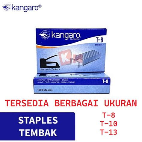 Jual Kangaro Isi Stapler Tembak Isi Staples Guntacker Isi Hekter T