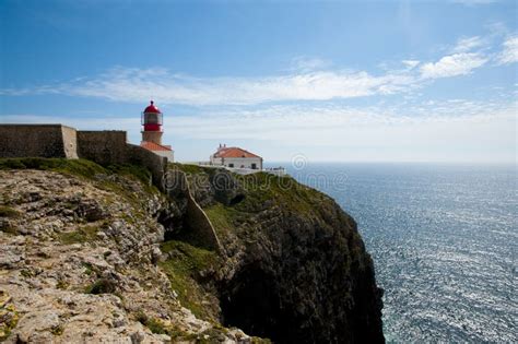 Cape St Vincent Lighthouse stock photo. Image of cabo - 119202226