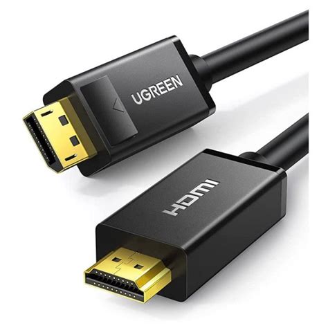 Câble Ugreen Displayport Vers Hdmi 2m 4k 30hz Noir