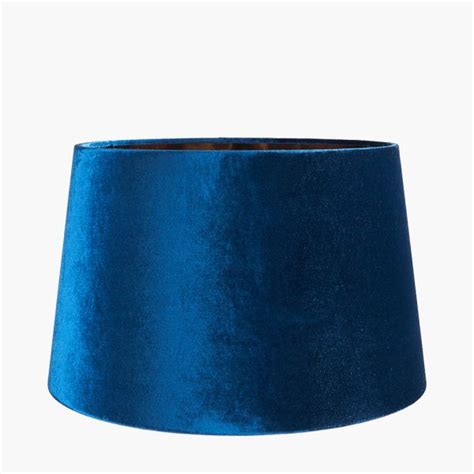 Aida Cm Sapphire Velvet Tapered Cylinder Shade Zurleys