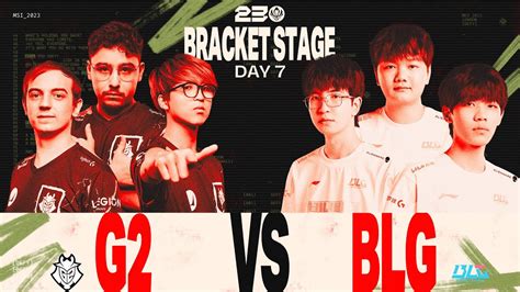 G Vs Blg Day Msi Youtube