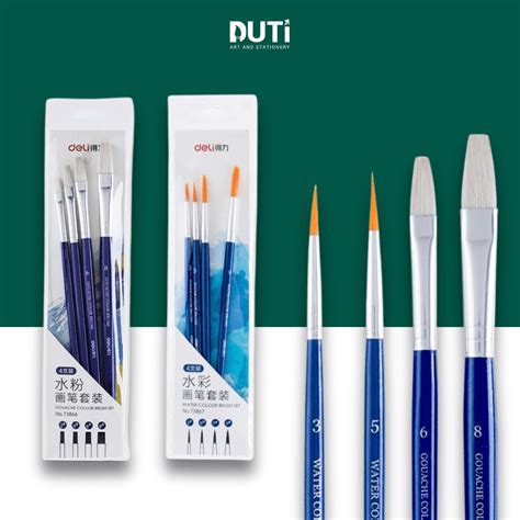 Bộ cọ vẽ tranh chuyên nghiệp Deli Vẽ màu nước màu Acrylic màu