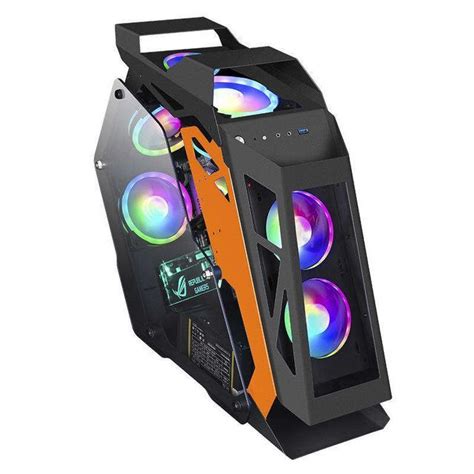 Gaming Computer Cases PC Gaming RGB ATX Computer Cases Gaming Frame ...