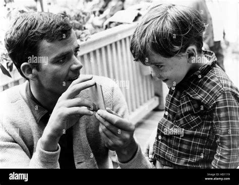 Jim Hutton With 4 Year Old Son Timothy Hutton On Location Never Too