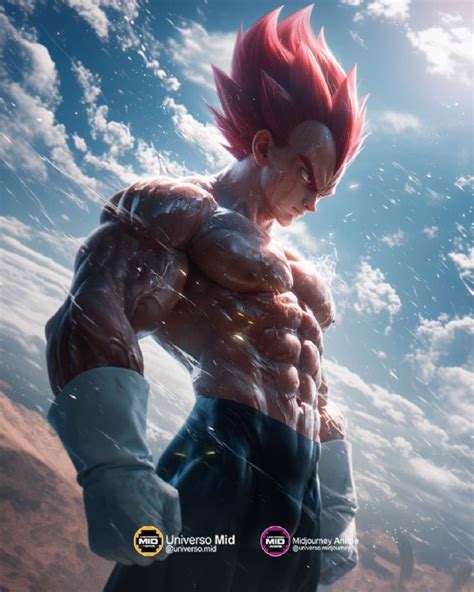 Una Ia Crea Una Impactante Imagen De Vegeta En Fase Dios Una Nueva