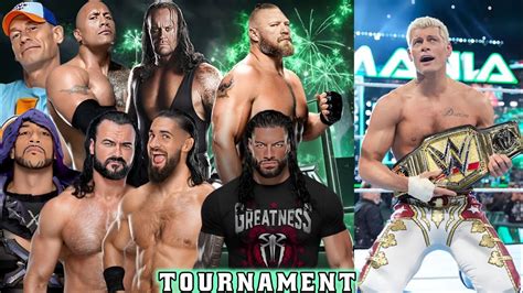 Undisputed WWE Universal Title Tournament Ft Roman Reigns Cody Rhodes