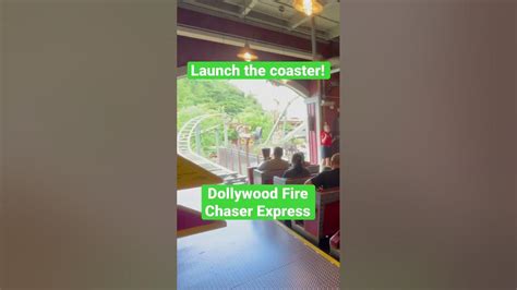 Dollywood Fire Chaser Express Roller Coaster Launch Youtube