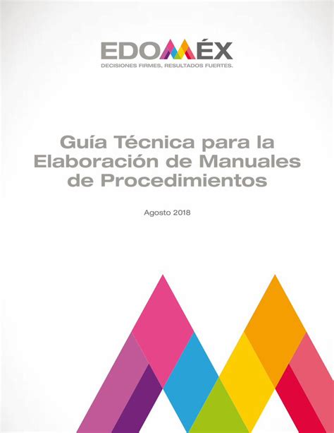 Pdf Gu A T Cnica Para La Elaboraci N De Manuales De Procedimientos