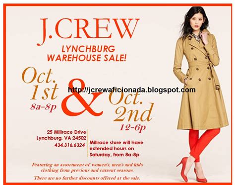 Jcrew Aficionada Reminder Jcrew Warehouse Sale Starts Today