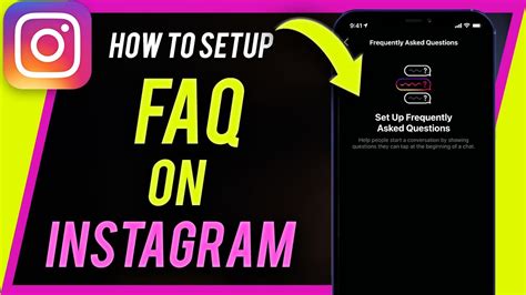 How To Setup Faq On Instagram Youtube