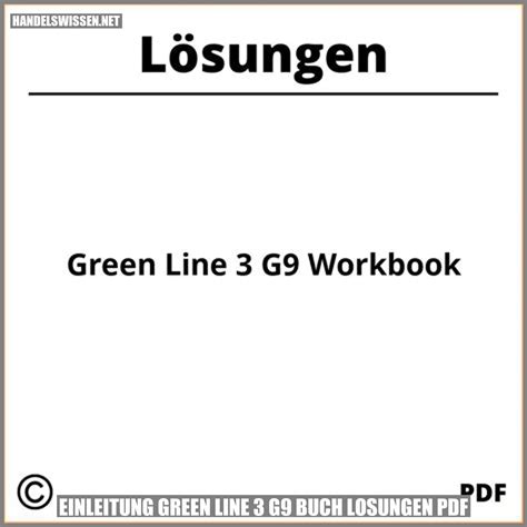 Green Line G Buch Losungen Pdf Maximieren Sie Ihre Effizienz Mit