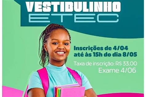 Inscri Es Abertas Vestibulinho Etec Atibaia Semestre