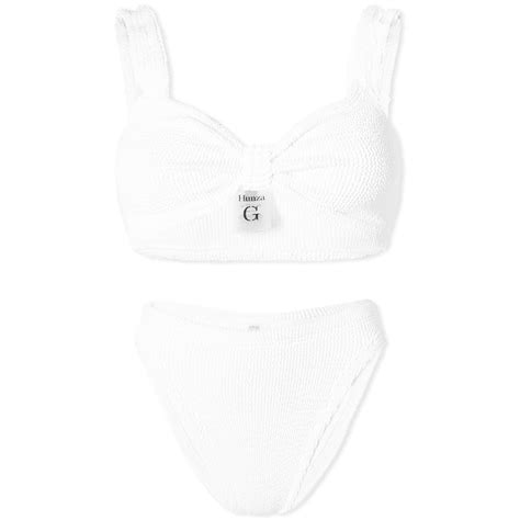 Hunza G Bonnie Bikini White End Ar