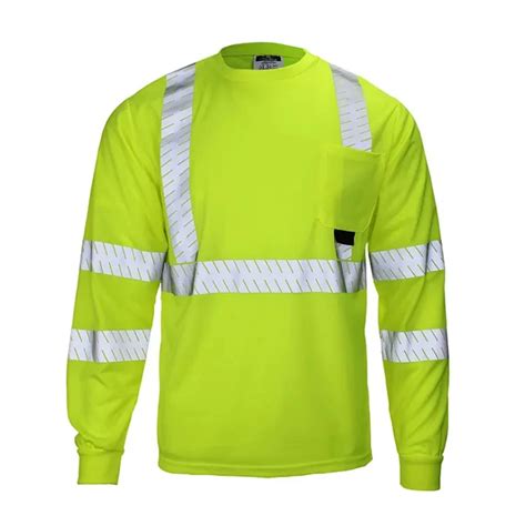 Quick Drying High Visibility Fire Resistant High Vis T Shirts T Shirt Reflective Workwear Safety