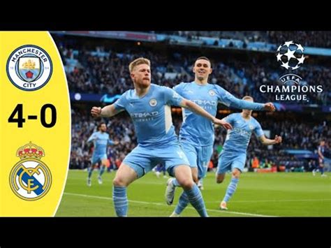 Hasil Liga Champions Tadi Malam Man City Vs Real Madrid Liga