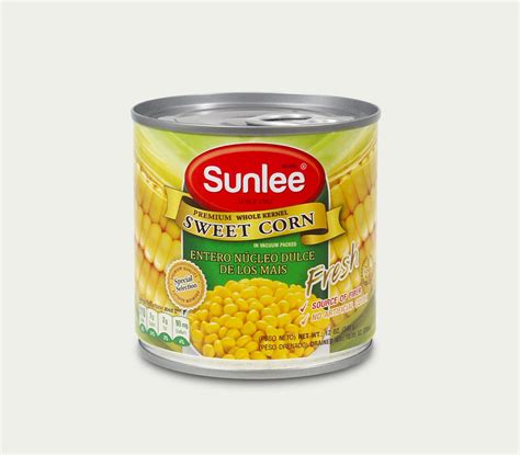 Whole Kernel Canned Sweet Corn in Brine - Easy Open & Freshly Canned