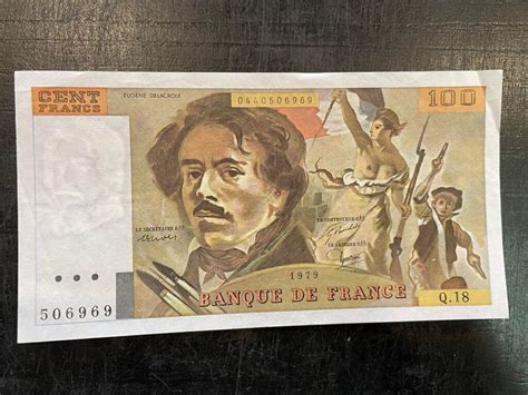 Billet De 100 Francs Delacroix Anciennes Collections