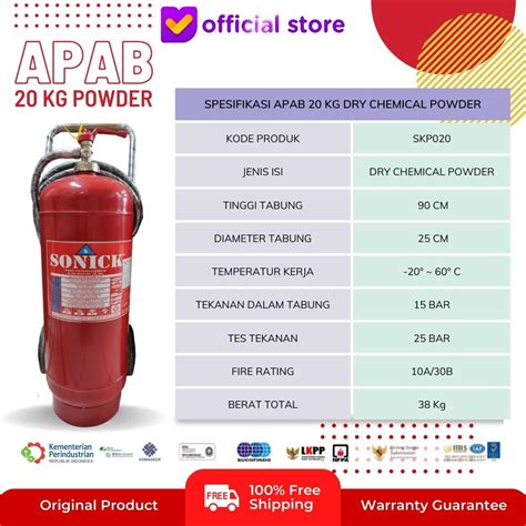 Jual Apab Kg Dry Chemical Powder Fire Class Abc