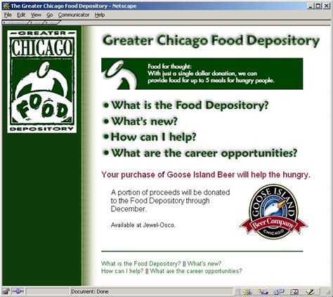 Greater Chicago Food Depository Home