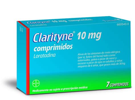 Clarityne 10 Mg 7 Comprimidos — Farmacia Cirici