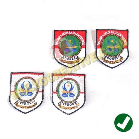 Jual Bet Bordir Pramuka Sekolah Bordir Patch Logo Sekolah Islam Terpadu