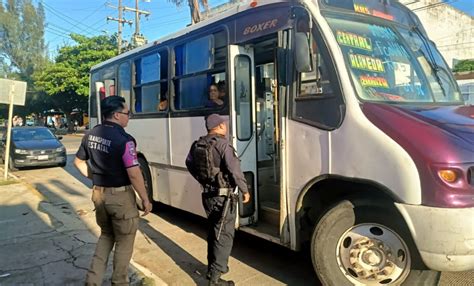 Realiza Transporte Del Estado Operativo Ruta Segura En Zona Sur