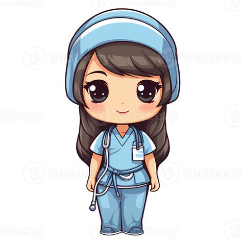 Cute Nurse Clipart Illustration AI Generative 27237199 PNG