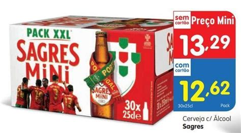 Promoção Cerveja sagres mini em Minipreço