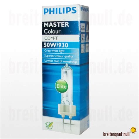 Philips Master Colour Cdm T 35 50 70 Watt G12 G8 5 942 930 Elite Hci