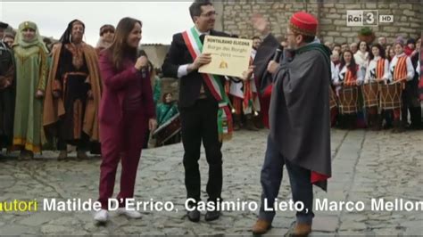 Rai 3 Alle Falde Del Kilimangiaro Il Borgo Dei Borghi 2015