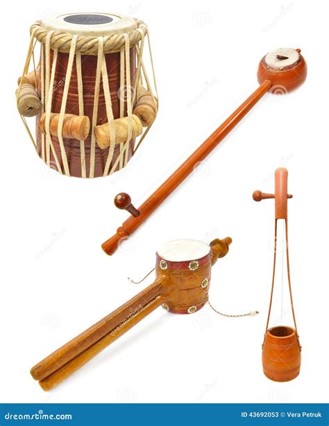 Indian musical instruments stock image. Image of homemade - 43692053