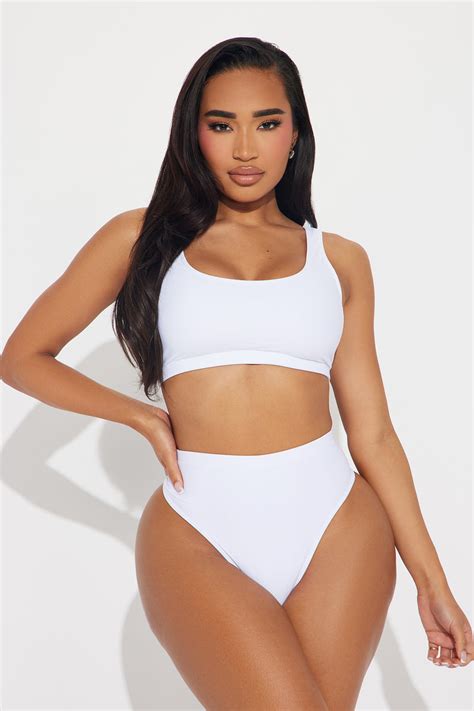 Won T Play You 2 Piece Bikini White Fashion Nova Swimwear Fashion Nova