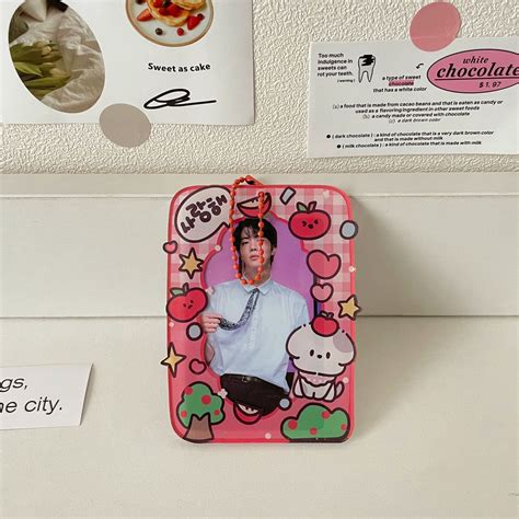 Acrylic Photocard Holder Kpop Keychain Gift For Kpop Fans Buy Acrylic