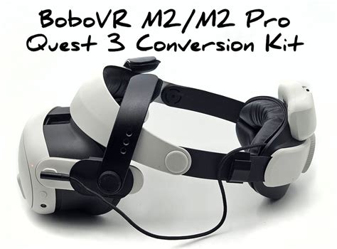 Quest 3 Bobovr M2 / M2 Pro Conversion Kit Use Your Old Bobovr M2 Halo Strap on Your Quest 3 - Etsy