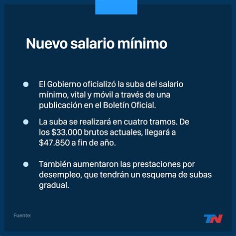 El Gobierno aumentó el salario mínimo vital y móvil cuánto se cobrará