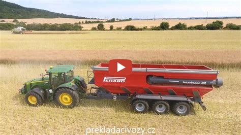 Rapsernte Mit X Claas Und John Deere John Deere R Traktor Mit