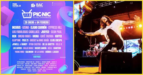 Incubus Y Caf Tacuba Encabezan El Cartel Del Picnic Festival En Costa