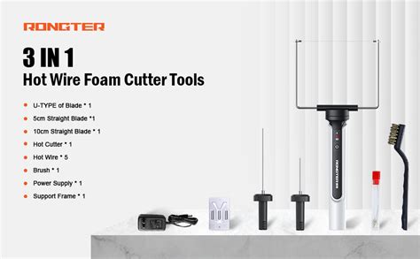 RONGTER In Hot Wire Foam Cutter Electric Styrofoam Cutting Tool For