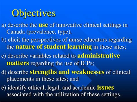 Ppt Innovative Clinical Placements A National Perspective Powerpoint