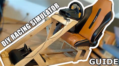 Building A Cheap Diy Racing Simulator Out Of Wood Youtube