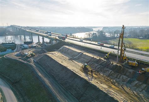 Neubau der Rader Hochbrücke über den Nord Ostsee Kanal Bauportal BG BAU