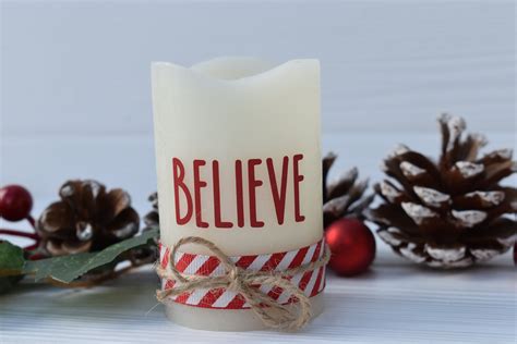 Christmas LED Candles, Christmas Table Centrepiece, Christmas Tiered