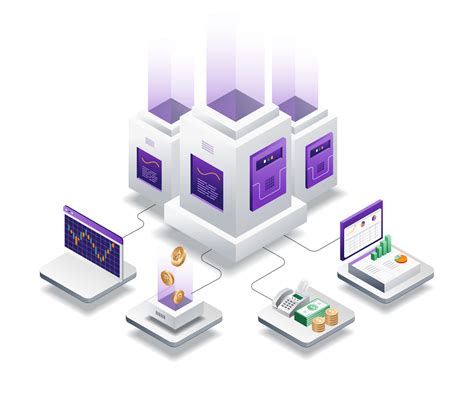 Server trading and bitcoin investment 4578737 Vector Art at Vecteezy