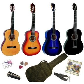 Pack Guitare Classique 3 4 8 13ans Pour Enfant Avec 6 Accessoires