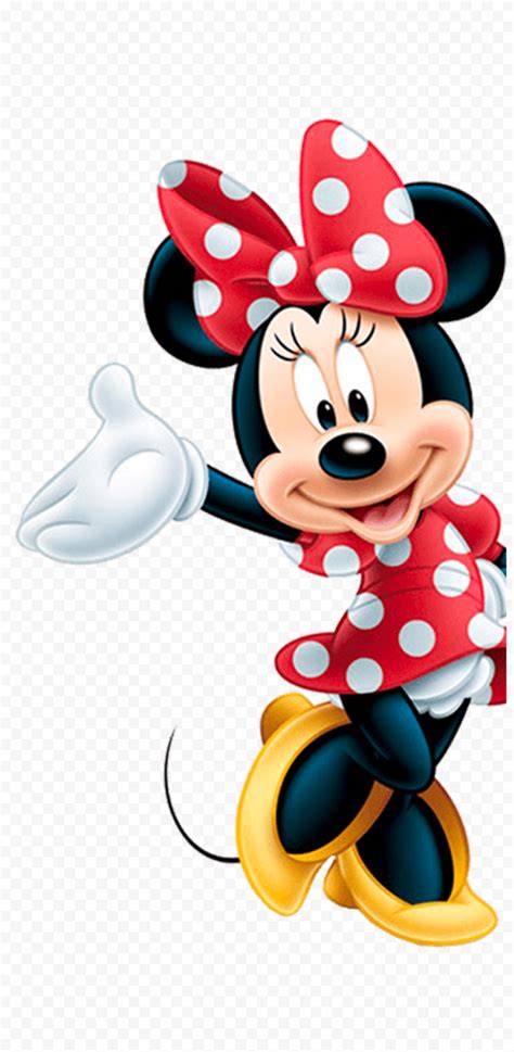 Minnie Mouse Cute Face Cartoon Character Cartoons Decors Wall Sticker