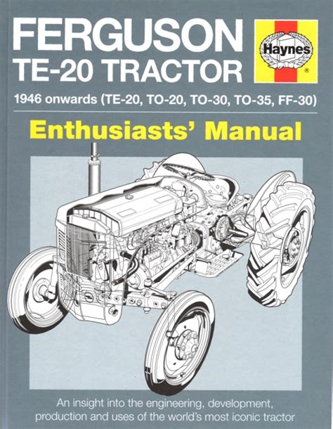 Ferguson Te Tractor Manual Australia Workshop Car Manuals Repair