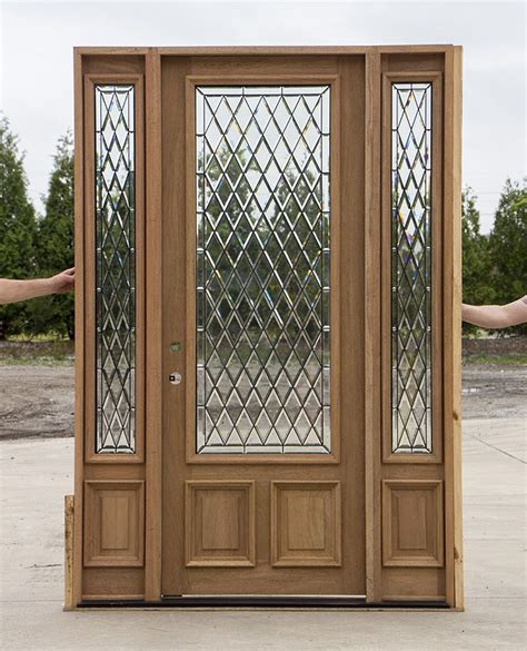 Exterior Mahogany Door Glass Front Door Exterior Doors With Glass