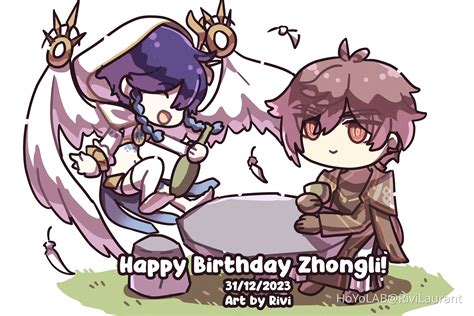 Happy Birthday Zhongli Genshin Impact Hoyolab