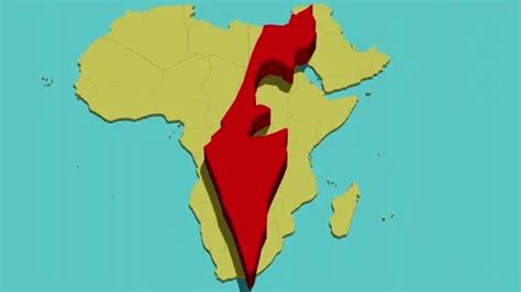 Animated Map of Israel (Africa) | Stock Video | Pond5